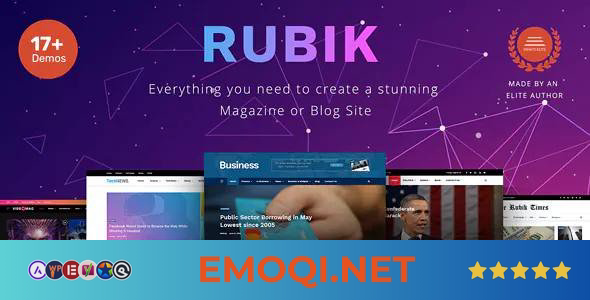 Download Rubik v2.9 – A Perfect Theme for Blog Magazine Website